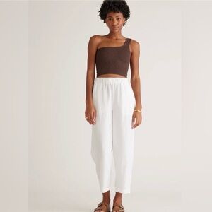 QUINCE European Linen Pants in White